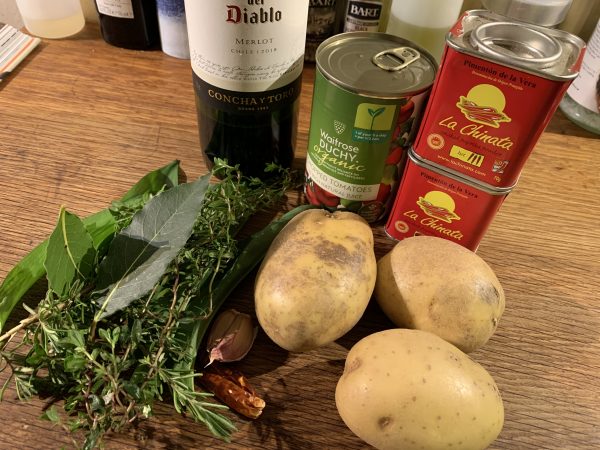 Patatas Bravas Ingredients