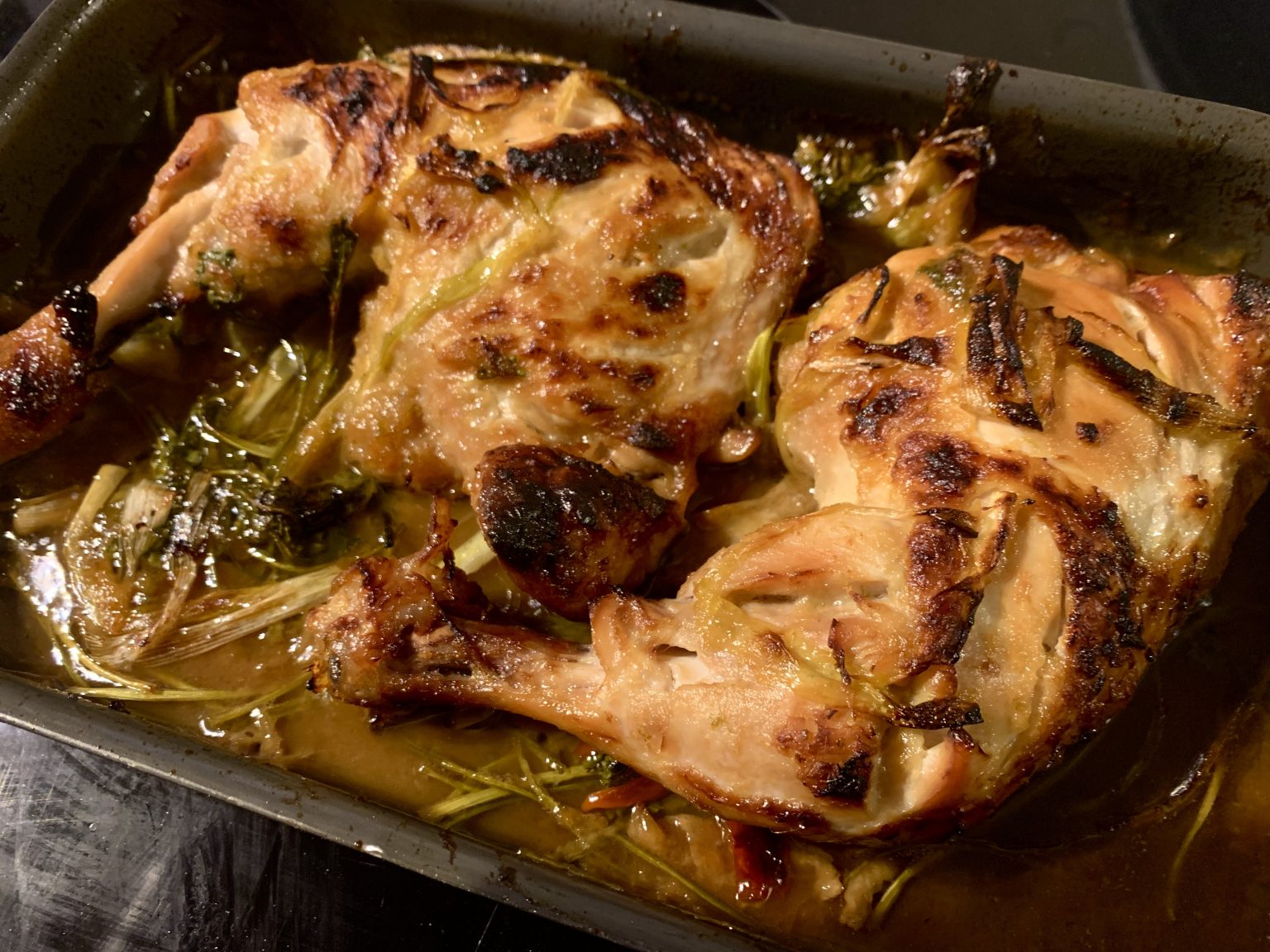 Chicken with Miso, Ginger and Lime Nothing But Onions